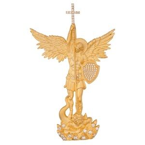 Saint Michael 14k Vermeil Pendant